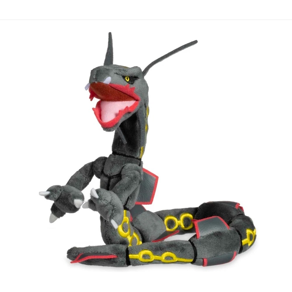 Pokemon Center Original Sitting Cuties Shiny Black Rayquaza Plush 7 ¾ In. USA